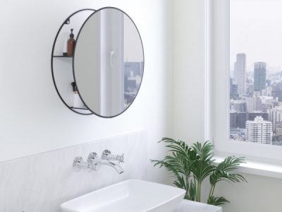 Bathroom-mirror-with-storage-open-shelves